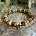 Flower Jade + Hamsa