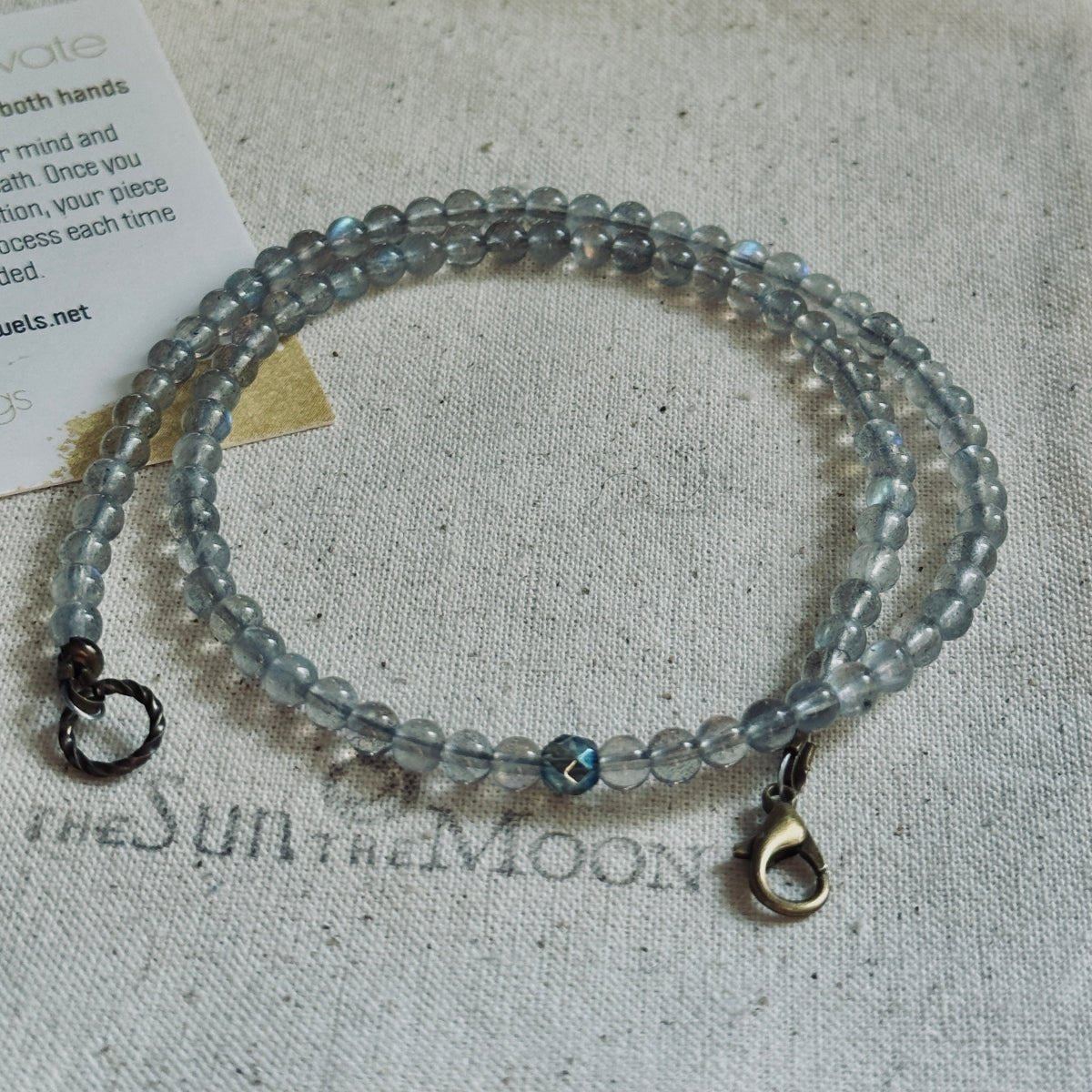 Hidden Light Labradorite Necklace